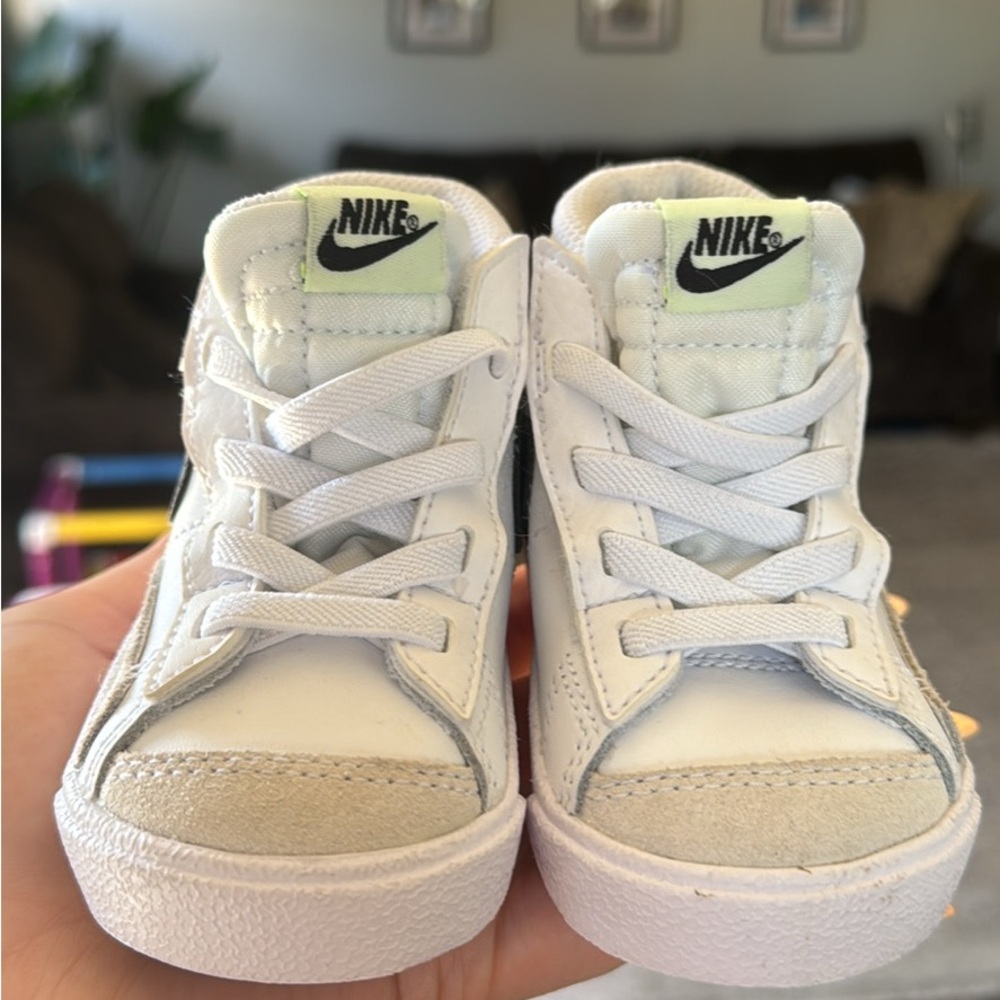 Nike Kids White and Tan Blazers